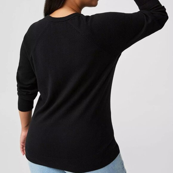 ❤️NWT VINTAGE TORRID DISNEY SWEATER - MICKEY MINNIE MOUSE - HALLOWEEN RAGLAN - Picture 3 of 11